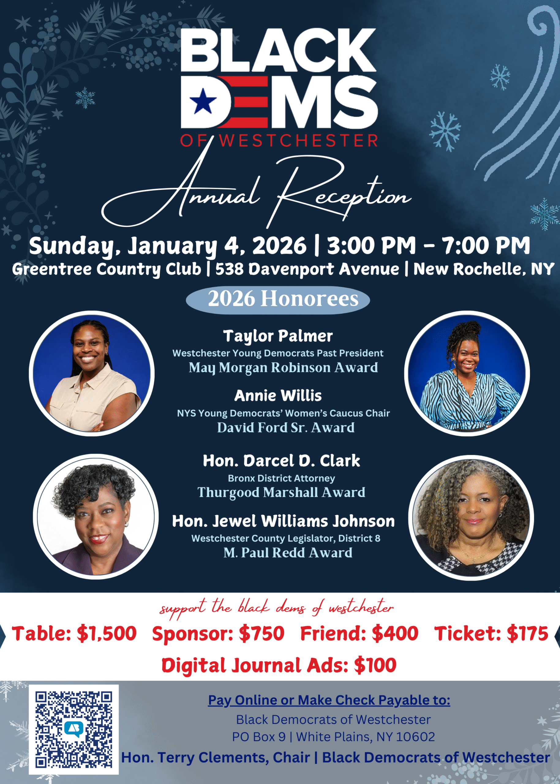 Read more about the article Black Dems of Westchester 2026 Annual Reception